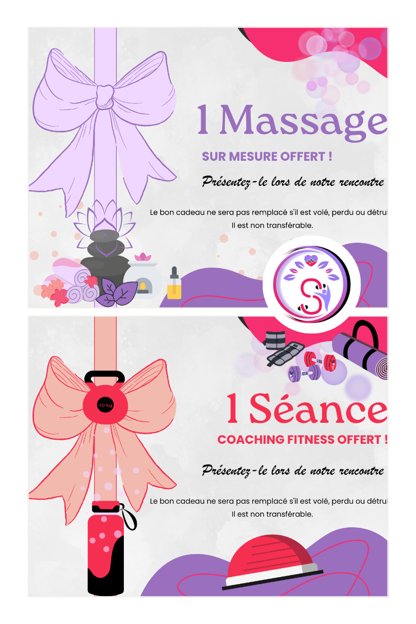 Image Bon Cadeau Coaching et Massage